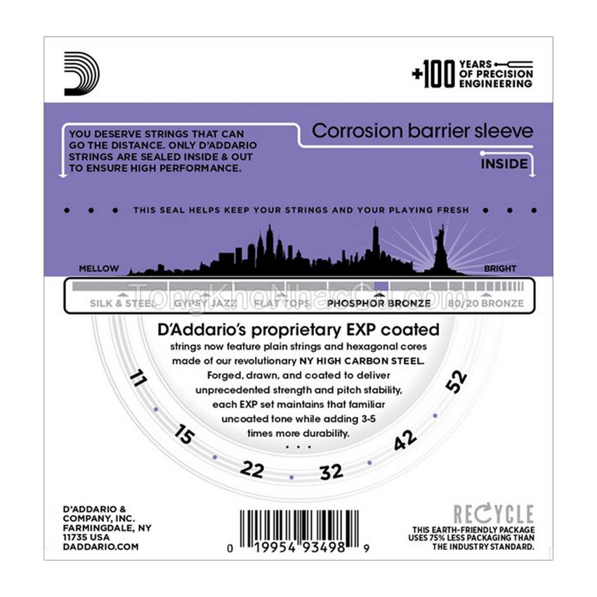 Dây Acoustic D'addario EXP 26 